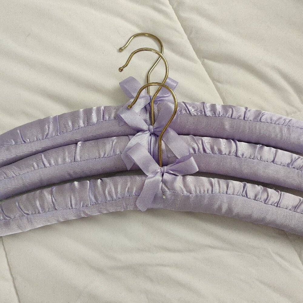 NWOT Vintage Satin Hangers